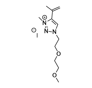 1-(2-(2-Methoxyethoxy)ethyl)-3-Methyl-4-(prop-1-en-2-yl)-1H-1,2,3-Triazol-3-Ium Iodide