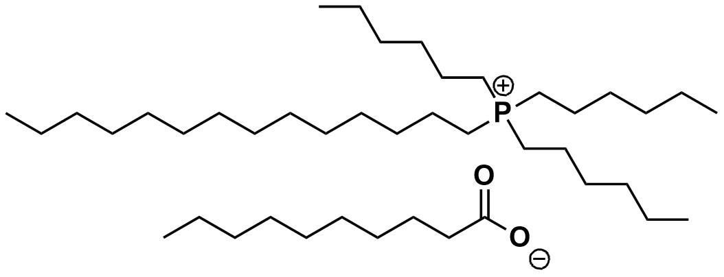 Trihexyltetradecylphosphonium decanoate CAS NO: 465527-65-5