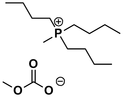 Tributylmethylphosphonium methylcarbonate, >97%, 50% in MeOH (CAS NO: 120256-45-3)