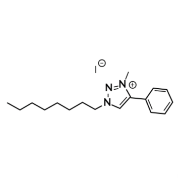 3-methyl-1-octyl-4-phenyl-1-H-1,2,3-triazol-3-ium iodide