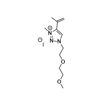 1-(2-(2-Methoxyethoxy)ethyl)-3-Methyl-4-(prop-1-en-2-yl)-1H-1,2,3-Triazol-3-Ium Iodide