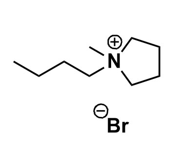 Image of Molecular Structure of 1-Butyl-1-methylpyrrolidinium bromide, 93457-69-3