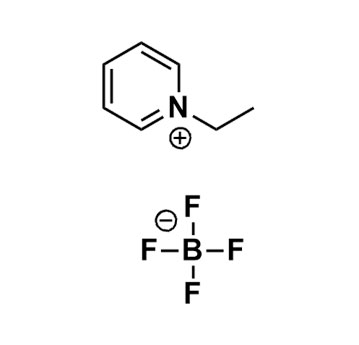 Image of Molecular Structure of 1-Ethylpyridinium tetrafluoroborate, 350-48-1