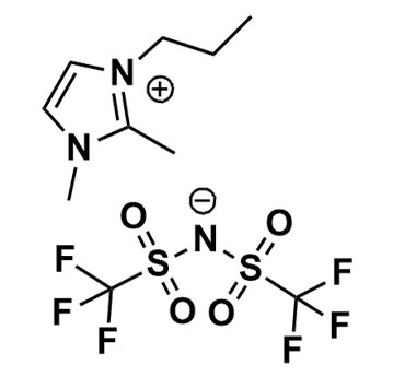 Image of Molecular Structure of 1,2-Dimethyl-3-propylimidazolium bis(trifluoromethylsulfonyl)imide, 169051-76-7