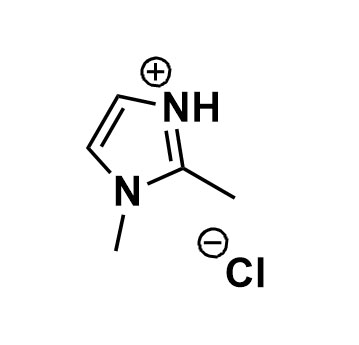 Image of Molecular Structure of 1,2-Dimethylimidazolium chloride, 34531-53-8