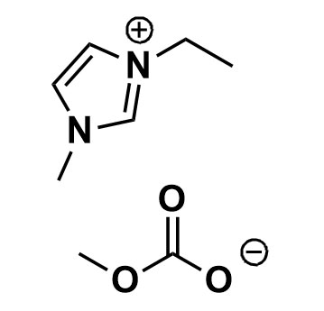 Image of Molecular Structure of 1-Ethyl-3-methylimidazolium methylcarbonate, 251102-25-7