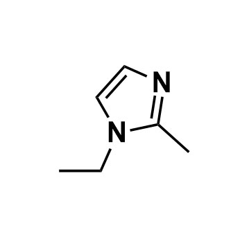 Image of Molecular Structure of 1-Ethyl-2-methylimidazole, 21202-52-8